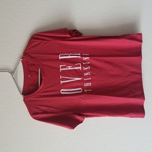 Graphic T-shirt, Red, size M